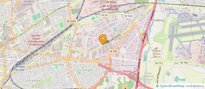 localisation de l'entreprise ARNEIX  CLERMONT-FERRAND