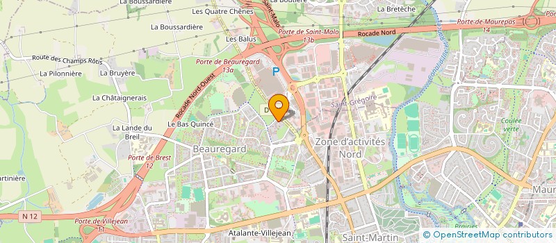 localisation de l'entreprise ARNEM  RENNES