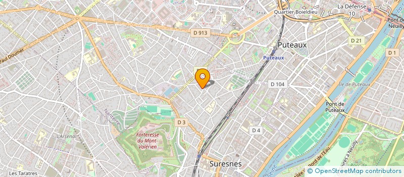localisation de l'entreprise ARNEMOS à SURESNES