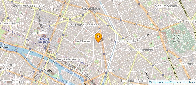 localisation de l'entreprise ARNET à PARIS