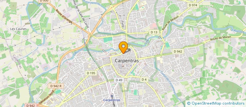 localisation de l'entreprise ARNETTE  CARPENTRAS