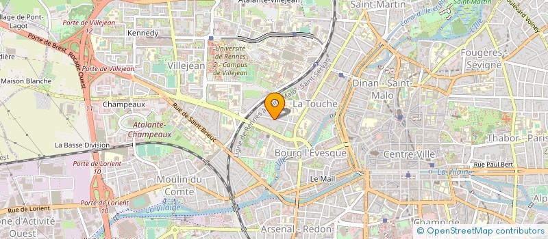 localisation de l'entreprise ARNEVEZ à RENNES