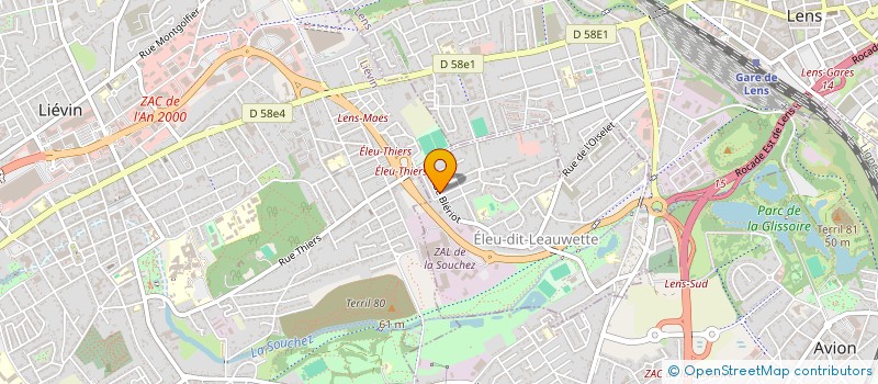 localisation de l'entreprise ARNI  ELEU-DIT-LEAUWETTE