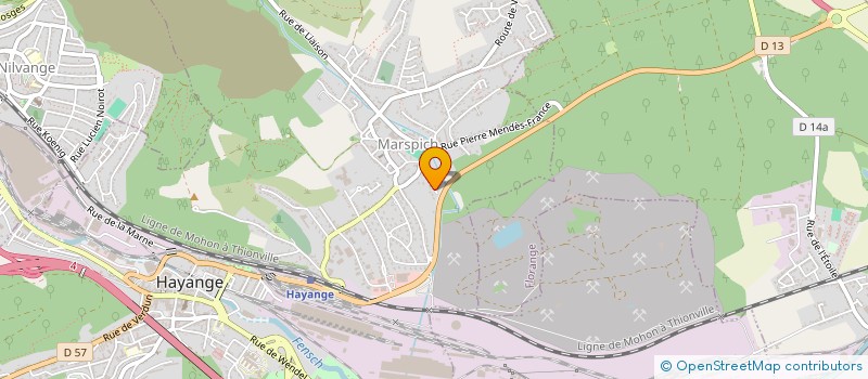 localisation de l'entreprise ARNI  HAYANGE