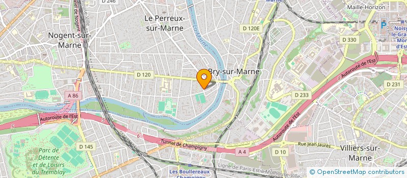 localisation de l'entreprise ARNI CONSEIL à LE PERREUX-SUR-MARNE