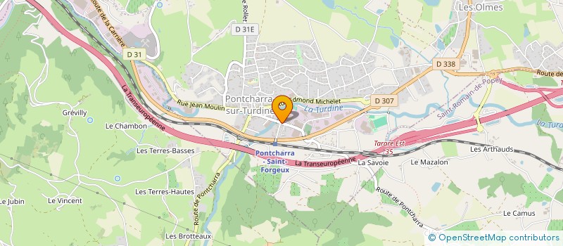 localisation de l'entreprise ARNI IMMO  VINDRY-SUR-TURDINE