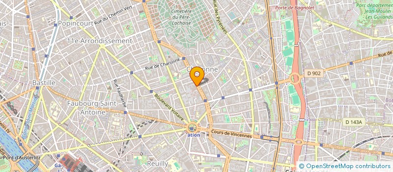 localisation de l'entreprise ARNICA SCM  PARIS