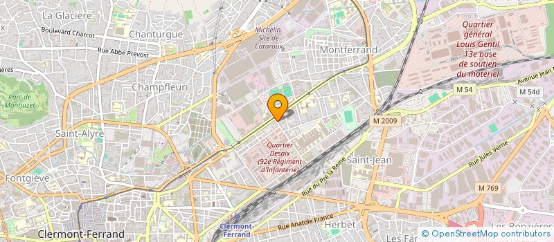 localisation de l'entreprise ARNICO  CHAMALIERES