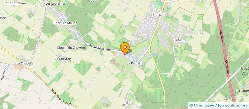 localisation de l'entreprise ARNIJU  THENAC