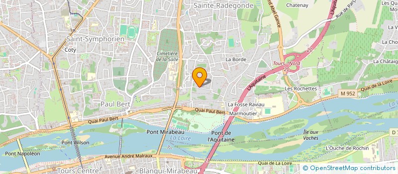 localisation de l'entreprise ARNIM  TOURS