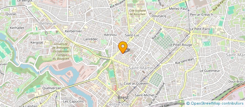 localisation de l'entreprise ARNIM  BREST