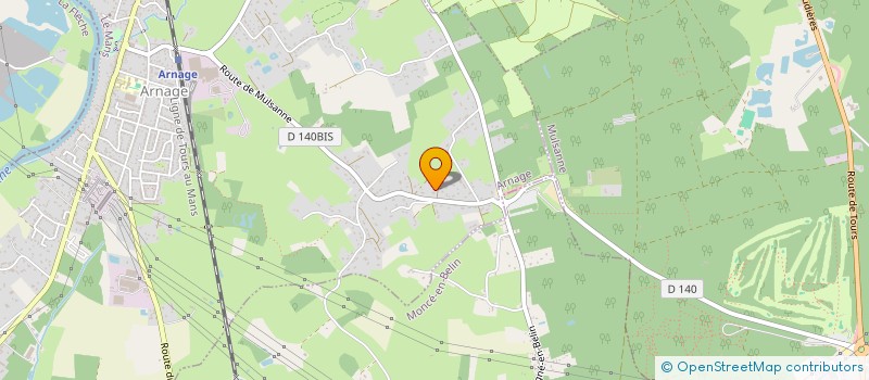 localisation de l'entreprise ARNIMMO à ARNAGE