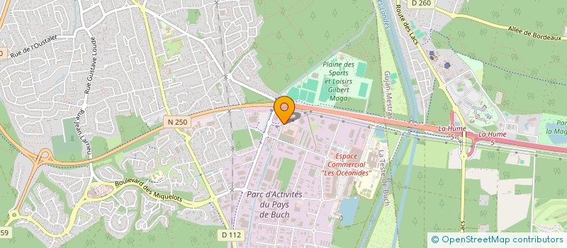 localisation de l'entreprise ARNIS  LA TESTE-DE-BUCH