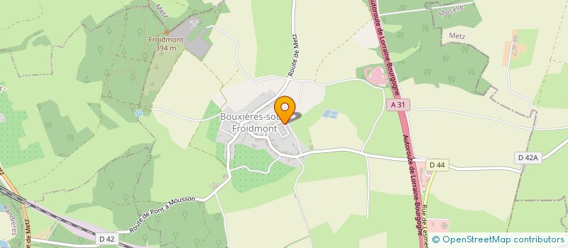 localisation de l'entreprise ARNITECH  BOUXIERES-SOUS-FROIDMONT