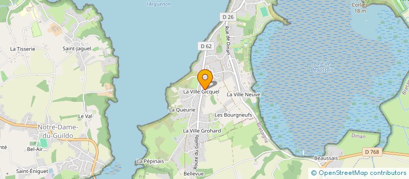 localisation de l'entreprise ARNO  SAINT-JACUT-DE-LA-MER