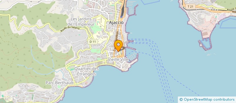localisation de l'entreprise ARNO ART .COM. à AJACCIO