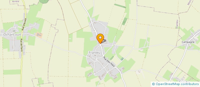 localisation de l'entreprise ARNO DE LA BAIE  MONS-BOUBERT