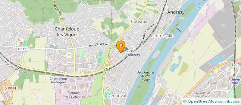 localisation de l'entreprise ARNO-MACAIGNE  ANDRESY