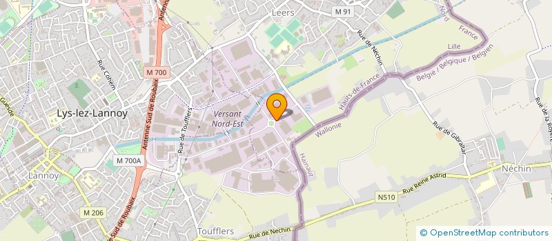 localisation de l'entreprise ARNO SPACE à LEERS