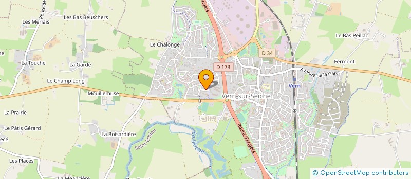 localisation de l'entreprise ARNOCOSTER IMMOBILIER  VERN-SUR-SEICHE