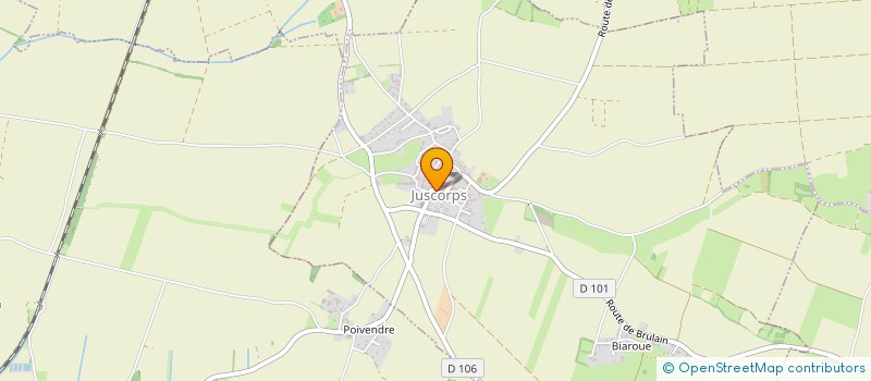 localisation de l'entreprise ARNODOR  JUSCORPS