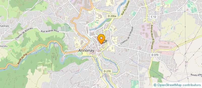 localisation de l'entreprise ARNOLD à ANNONAY