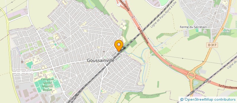 localisation de l'entreprise ARNOLD à GOUSSAINVILLE