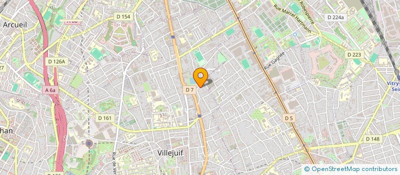localisation de l'entreprise ARNOLD à VILLEJUIF