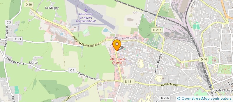 localisation de l'entreprise ARNOLD LOISIRS à NEVERS