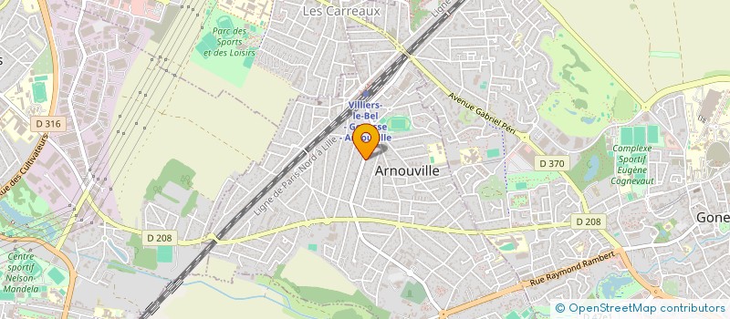 localisation de l'entreprise ARNOLD PATRIMOINE  ARNOUVILLE