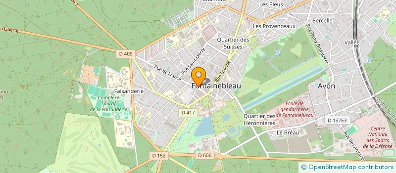 localisation de l'entreprise ARNOLD SARL à FONTAINEBLEAU