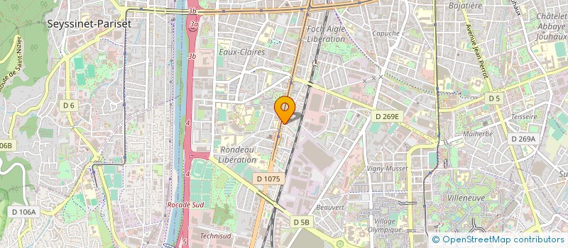 localisation de l'entreprise ARNOLDI FRERES à GRENOBLE