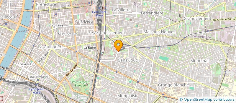 localisation de l'entreprise ARNOLDI LE MANHATTAN à LYON