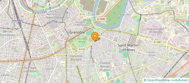 localisation de l'entreprise ARNOLDI PRIMEURS à GRENOBLE