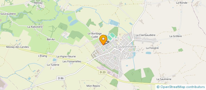 localisation de l'entreprise ARNOLEBO à MONTAIGU-VENDEE