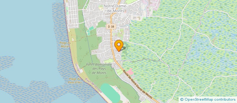 localisation de l'entreprise ARNOLI  NOTRE-DAME-DE-MONTS