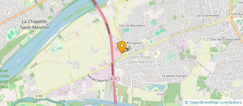 localisation de l'entreprise ARNOPOLDANIEL à SAINT-PRYVE-SAINT-MESMIN