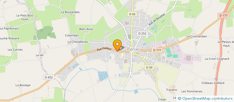 localisation de l'entreprise ARNOSEV  PIPRIAC