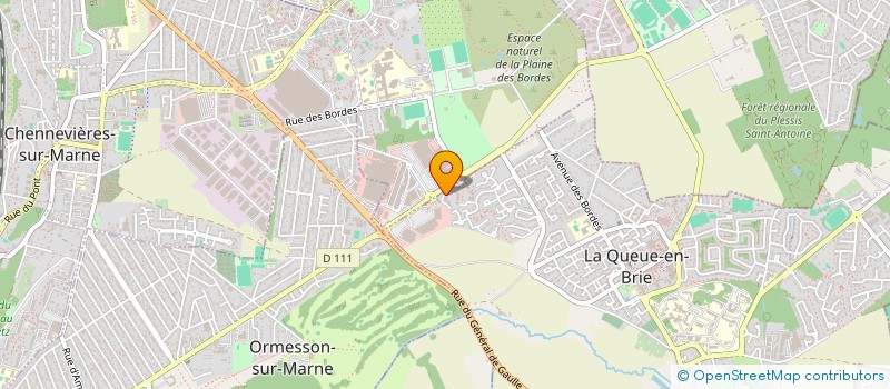 localisation de l'entreprise ARNOTEL PINCEVENT  LA QUEUE-EN-BRIE