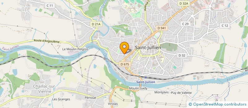localisation de l'entreprise ARNOUL-PERUCAUD à SAINT-JUNIEN