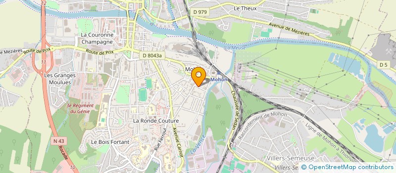 localisation de l'entreprise ARNOULD CELIA  CHARLEVILLE-MEZIERES
