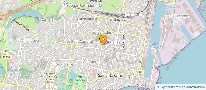 localisation de l'entreprise ARNOULD IMMO  SAINT-NAZAIRE