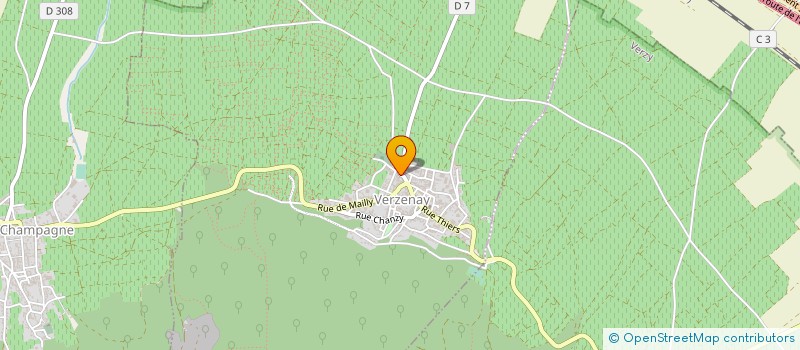 localisation de l'entreprise ARNOULD RALLE ET CIE à VERZENAY