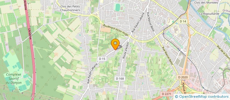 localisation de l'entreprise ARNOULT AUDIT ET CONSEIL à OLIVET