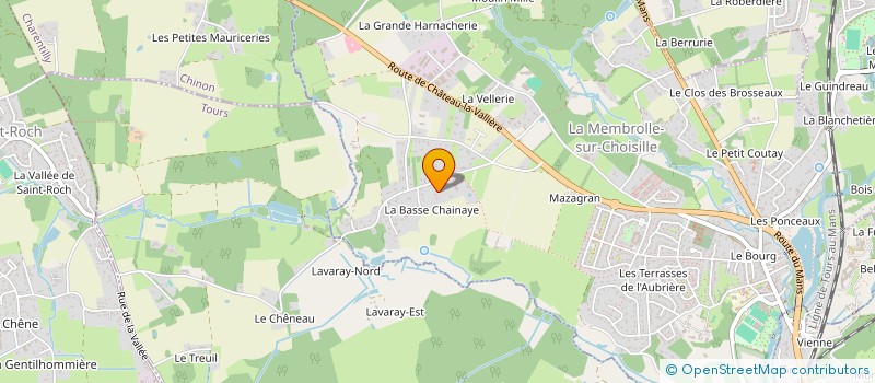 localisation de l'entreprise ARNOURE FINANCES à LA MEMBROLLE-SUR-CHOISILLE