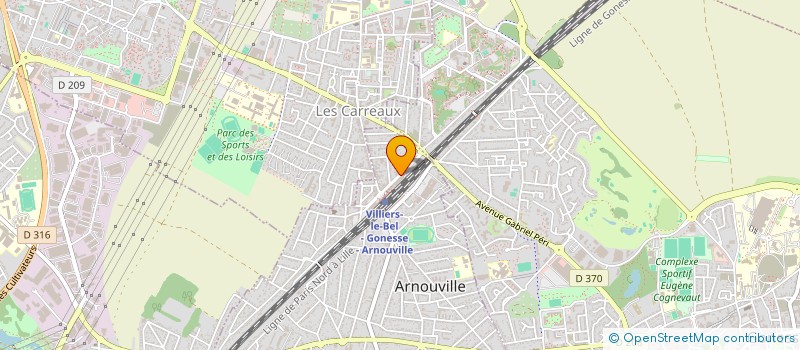 localisation de l'entreprise ARNOUTEL à ARNOUVILLE