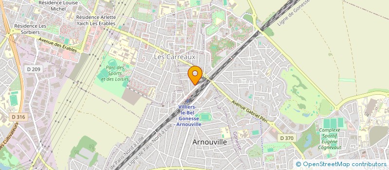 localisation de l'entreprise ARNOUVILLE PASSIONNEMENT  ARNOUVILLE