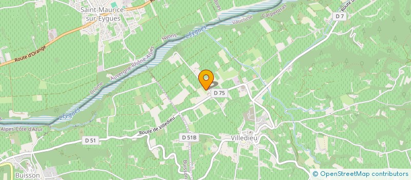 localisation de l'entreprise ARNOUX BATIMENT  SEGURET