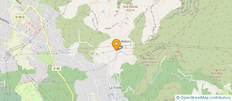 localisation de l'entreprise ARNOUX HOLDING  ALLAUCH