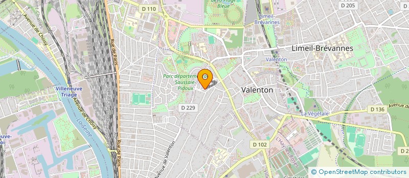 localisation de l'entreprise ARNOVIN BATIMENT à VALENTON